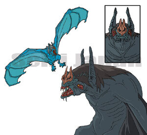Giant Bat concept art