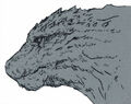 Godzilla Earth - Head concept piece - 00001