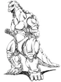 Concept Art - Godzilla vs. MechaGodzilla 2 - MechaGodzilla 11.png (165 kB) MechaGodzilla arte conceptual por Minoru Yoshida