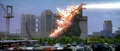 Godzilla vs. Megaguirus - Godzilla fires atomic breath