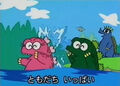 Godzilla and Gojirin in the opening of the second two OVAs