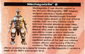 MechaGodzilla 2's Godzilla: Unleashed manual entry