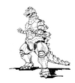 Concept Art - Godzilla Against MechaGodzilla - Kiryu 30