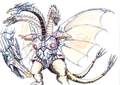 Mecha-King Ghidorah concept art