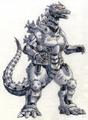 Concept Art - Godzilla Tokyo SOS - Kiryu 1