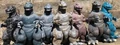 Hazawa Gumi Godzilla 1954 Vinyl Figures