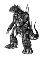 Concept Art - Godzilla Against MechaGodzilla - Kiryu 32