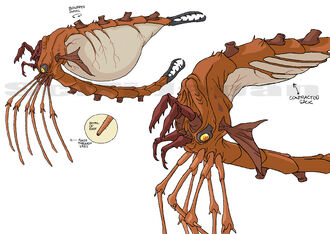 Fire Monster concept art