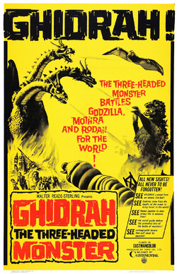 Ghidorah the Three-Headed Monster Poster United States