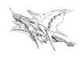 Concept Art - Rebirth of Mothra 2 - Dagahra 18