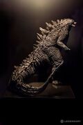 Finalized Godzilla design statue seen in San Diego Comic-Con 2014