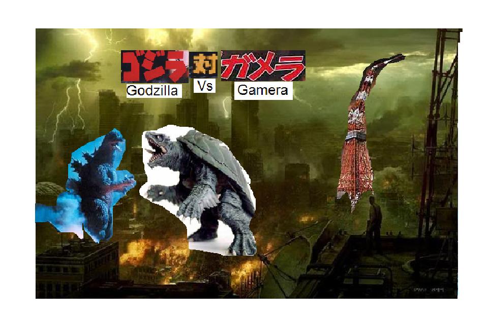 gamera vs godzilla poster