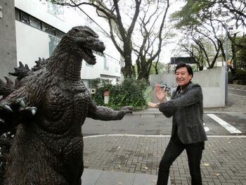 Satoshi Furuya and Godzilla