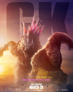 Godzilla x Kong The New Empire official poster 2