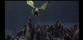 Ghidorah flees