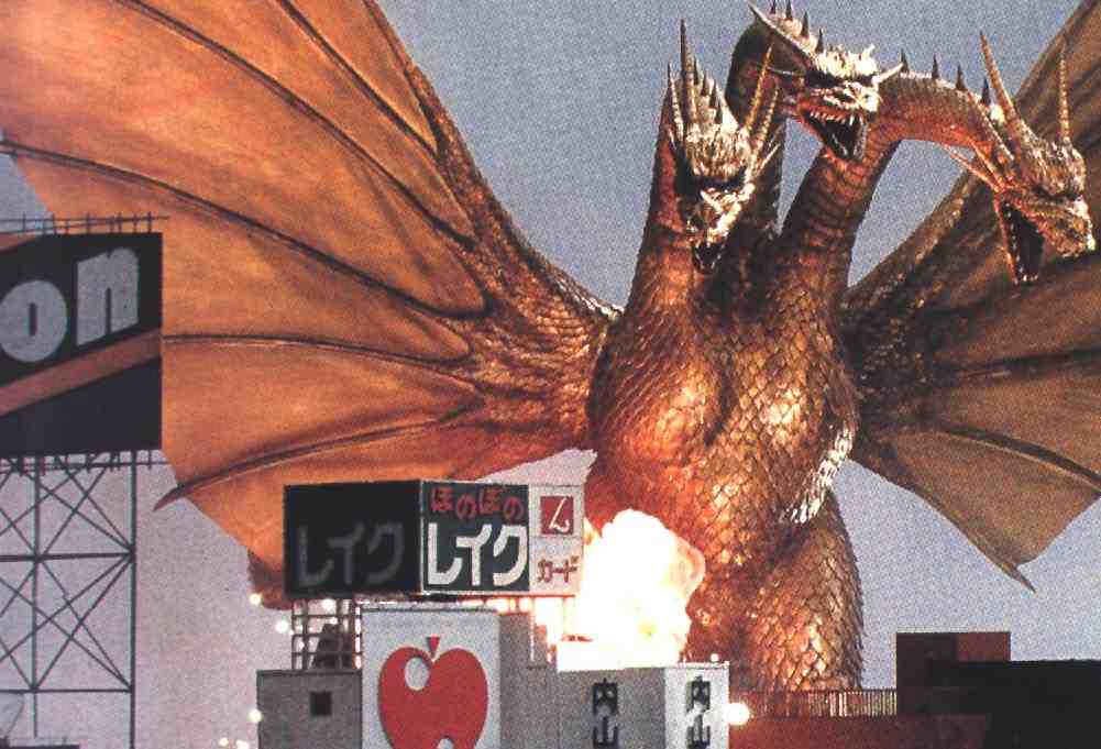 Годзилла против кинга гидоры 1991. Кинг Гидора 1991. King Ghidorah 1964. Godzilla vs King Ghidorah 1964.