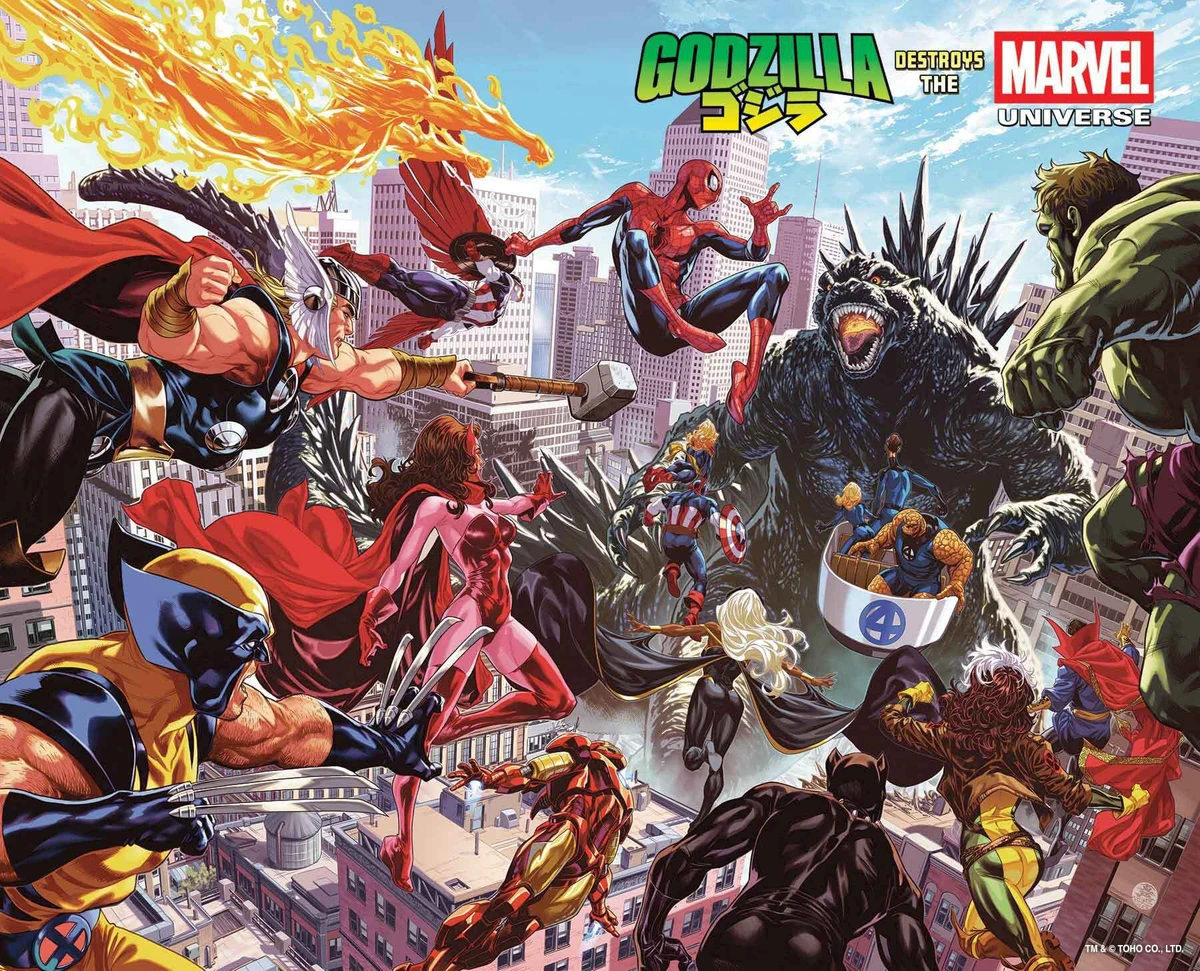 Godzilla Destroys the Marvel Universe | Gojipedia | Fandom