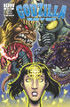 Issue #9 cover, showing King Caesar, Megalon, Baragon, Kamoebas, Gorosaurus, and Megaguirus