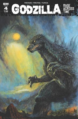 Godzilla Rage Across Time Issue 4 Cover A