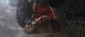 Godzilla vs. MechaGodzilla - Anguirus bleeds from his mouth