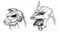 MechaGodzilla head concept art