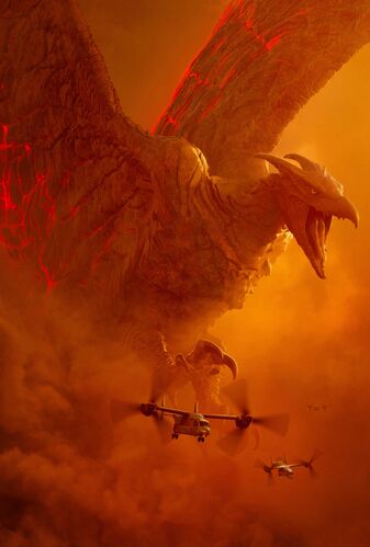Godzilla King of the Monsters - Rodan poster - Clear keyart