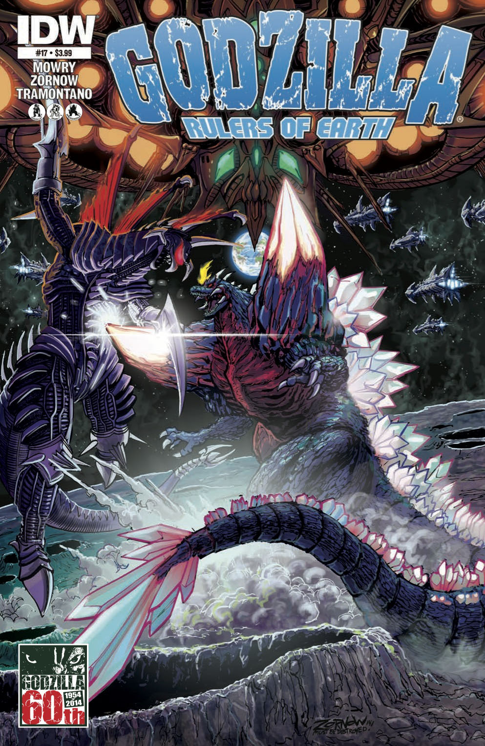 Godzilla: Rulers of Earth 2 cover, in E C's Covers: <font color=#0080FF><b> GODZILLA</b></font> Comic Art Gallery Room
