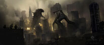 Concept art - Godzilla 2014 - Godzilla vs. MUTO 2