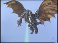 Hyper Mecha-King Ghidorah's tractor beam