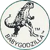 Baby Godzilla's copyright icon, initially used for the Baby Zillas in the 1998 film and related media