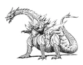 Concept Art - Rebirth of Mothra - Desghidorah 19.png (57 KB) Desghidorah concept art