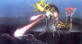 Concept Art - Godzilla vs. Mothra - Battra Larva Beams 2
