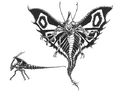 Concept Art - Godzilla vs. Mothra - Battra Imago 1