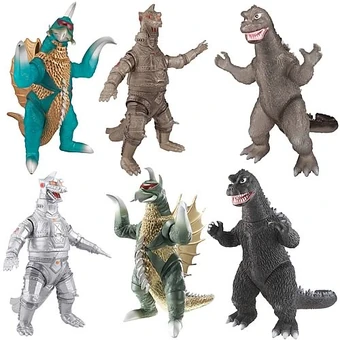 all of the godzilla toys