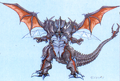 Concept Art - Godzilla vs. Destoroyah - Destoroyah 10