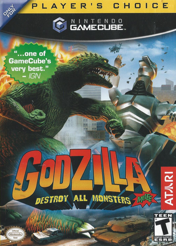 Godzilla Destroy All Monsters Melee Front Cover