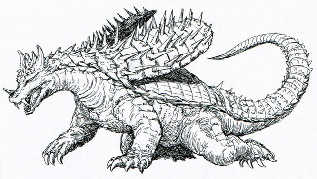 anguirus concept art