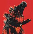 GVD - Godzilla in Red Background