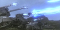 A fleet of MBT-92s confront Godzilla as he follows his son's telepathic signals.