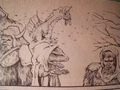 Titanosaurus, the Space Beastman, Gorosaurus, and Sanda