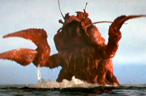 The ShodaiEbira as it is seen in Ebirah, Horror of the Deep