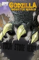 "Godzilla: Monster World" retailer exclusive blank cover by Matt Frank