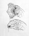 Biollante head concept art