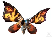 Die ausgewachsene Mothra