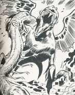 Two other alien monsters in Godzilla issue 12.