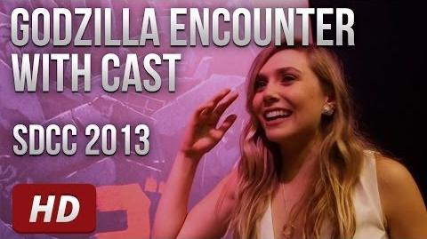 Godzilla Cast & Director Visit the Godzilla Encounter @ SDCC 2013 HD