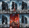 Godzilla scale promotional posters.