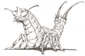Concept Art - Godzilla vs. Mothra - Battra Larva 3