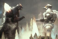 little godzilla meets spacegodzilla