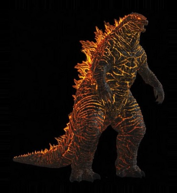 Feuer Godzilla